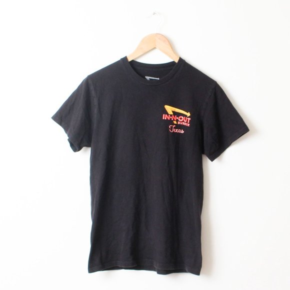 In-N-Out Burger Shirt Mens Small Black Texas Tee - Picture 2 of 6